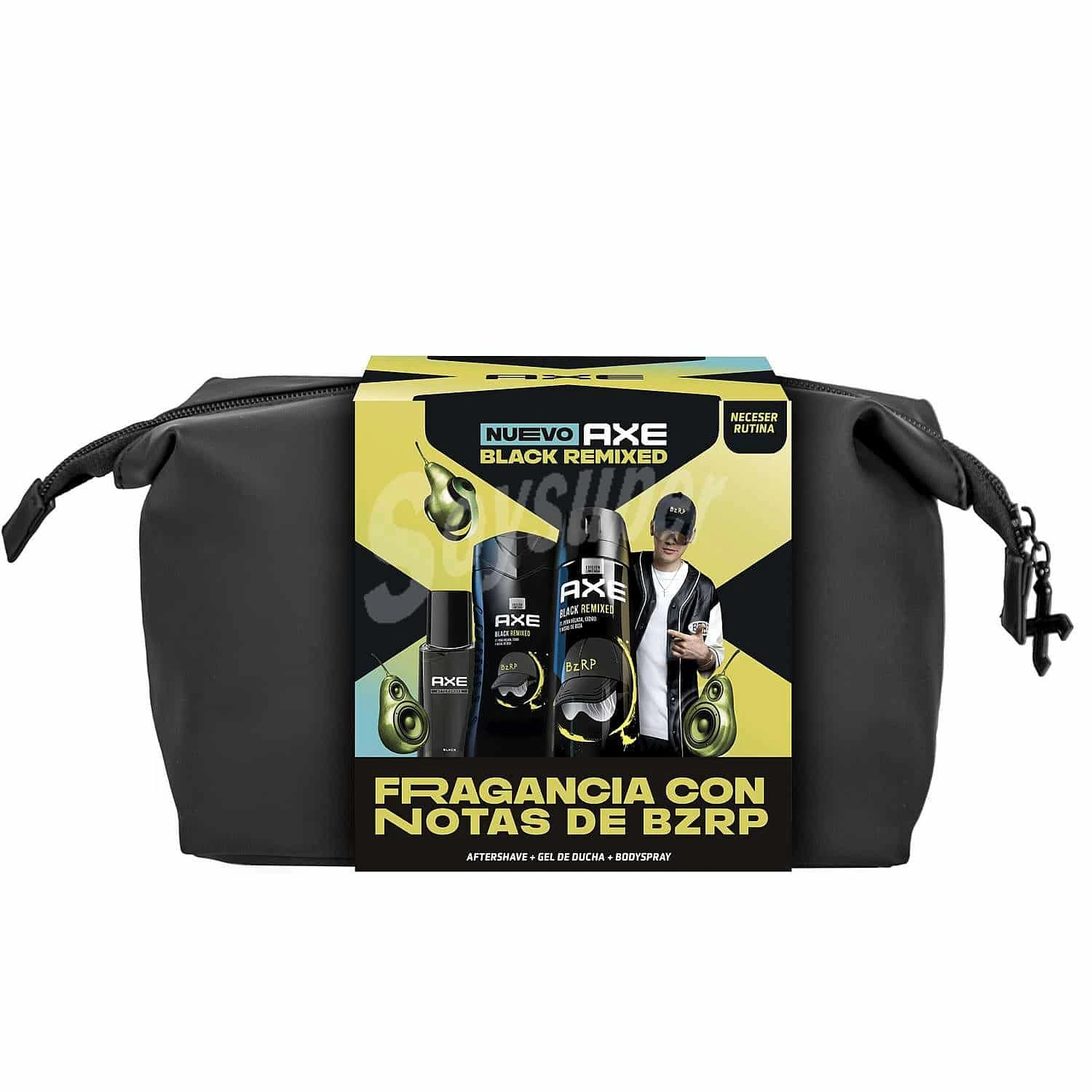 NECESER AXE BLACK BIZARRAP NECESER AXE BLACK BIZARRAP