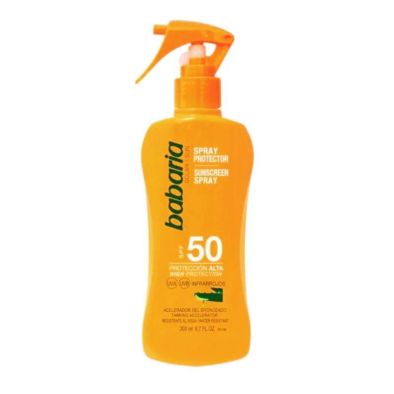 Babaria Spray Protector Solar SPF 50 Aloe Vera