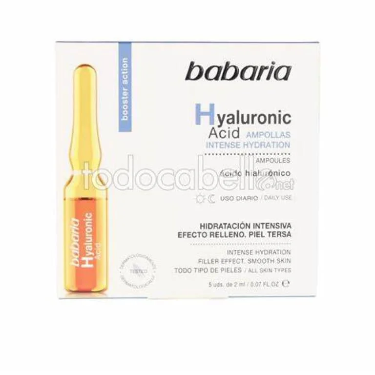 AMPOLLAS BABARIA HYALURONIC ACID 5X2ML
