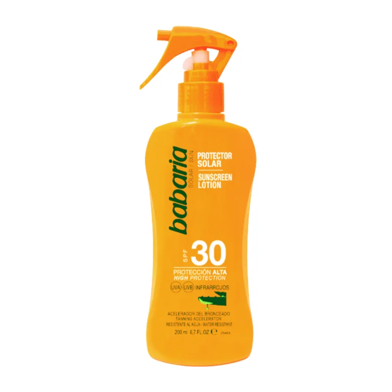 Babaria Protección Solar SPF 30 con Aloe Vera 200ML