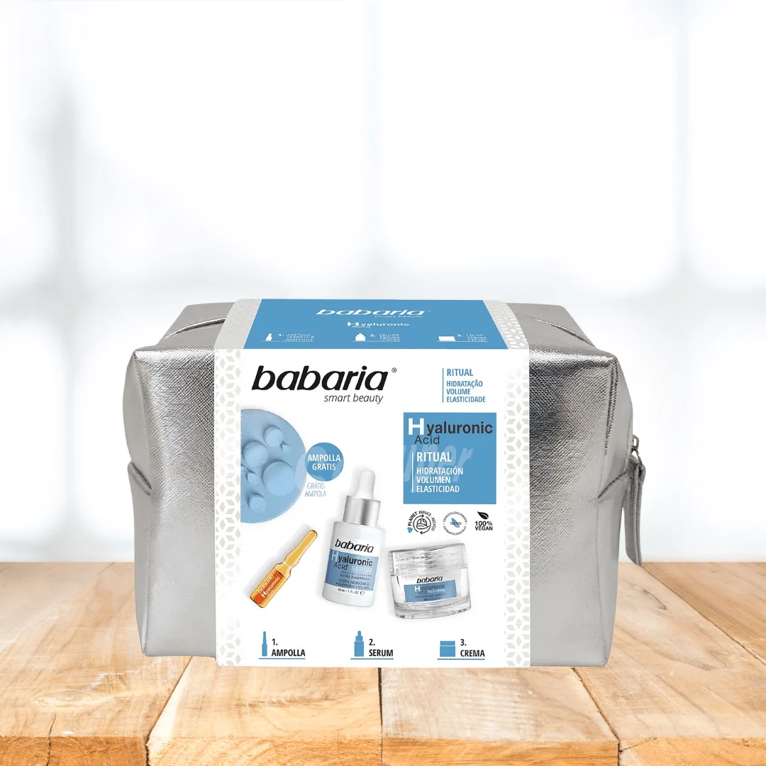 NECESER BABARIA ACIDO HYALURONICO 1 CREMA FACIAL 50ML1 SERUM 30ML 1 AMPOLLA 2ML NECESER BABARIA ACIDO HYALURONICO 1 CREMA FACIAL 50ML1 SERUM 30ML 1 AMPOLLA 2ML