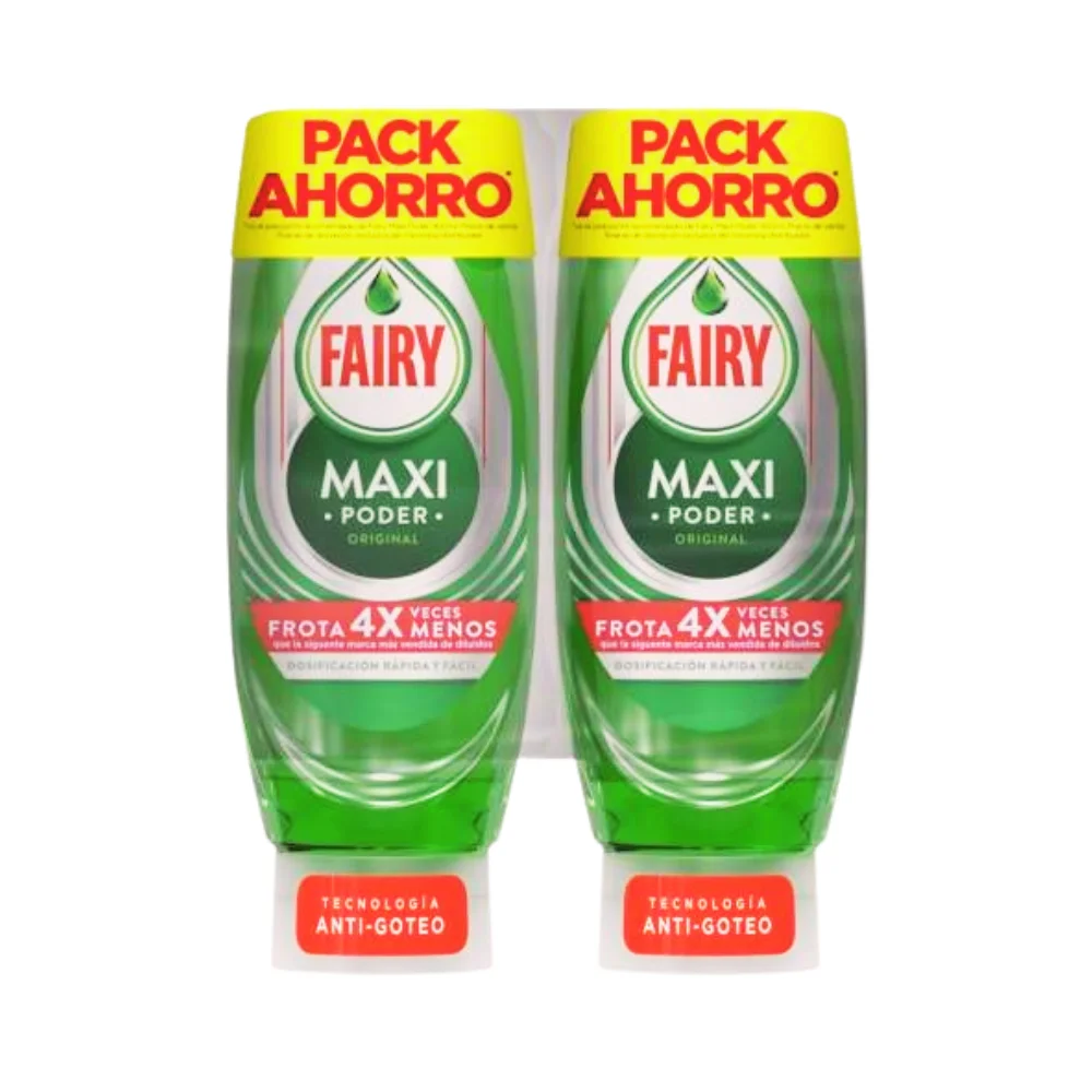 Fairy Duplo Lavavajillas Maxi Poder X5 (450 ml x2)