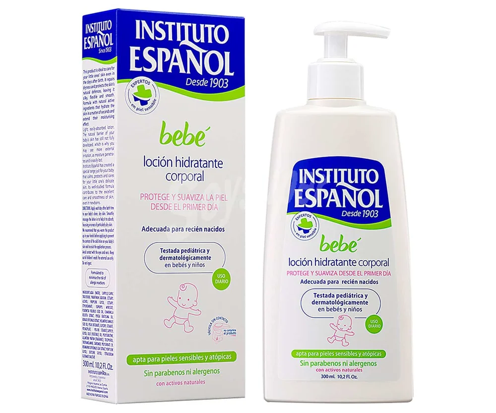Loción corporal infantil Instituto Español pieles atópicas y sensibles 300 ml