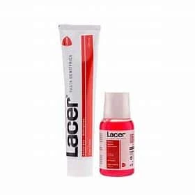 Pasta de dientes Lacer antiplaca 125 ml + colutorio 100 ml