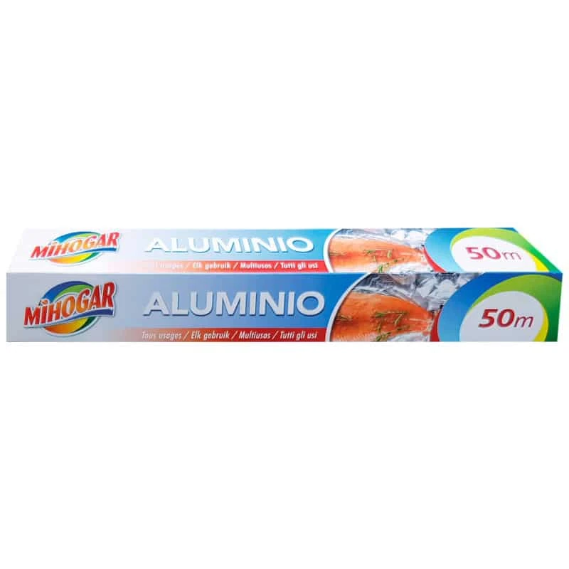 Papel aluminio Mihogar 50 m