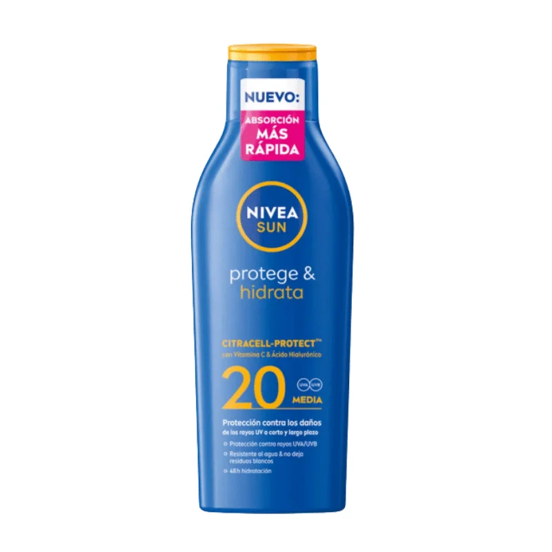 Nivea Protege & Hidrata Leche Solar FP20 400ml Nivea Protege & Hidrata Leche Solar FP20 400ml