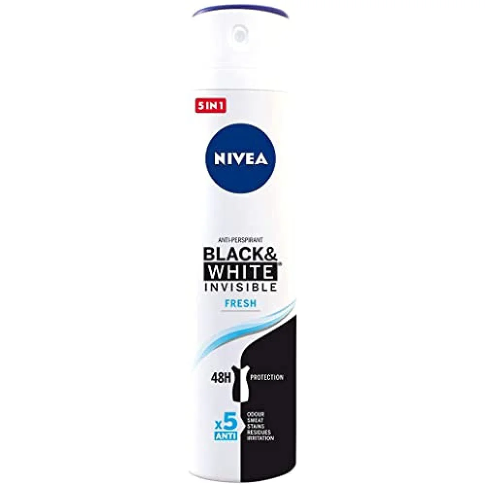 DESODORANTE NIVEA SPRAY INVISIBLE B&W ORIGINAL 200ML