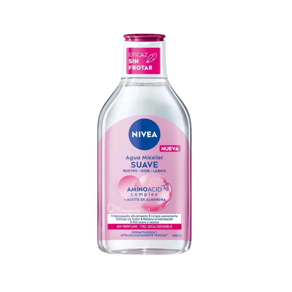 DESMAQUILLANTE NIVEA MICELAR P/SECA SENSIBLE 400 MDE