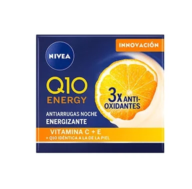 CREMA NIVEA Q10 PLUS NOCHE VITAMINA C ENERGY 50ML