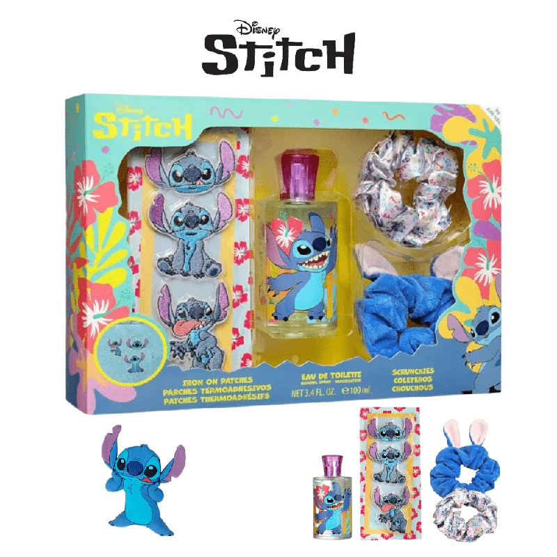 Estuche Stitch (colonia + coleteros + parches) Estuche Stitch (colonia + coleteros + parches)